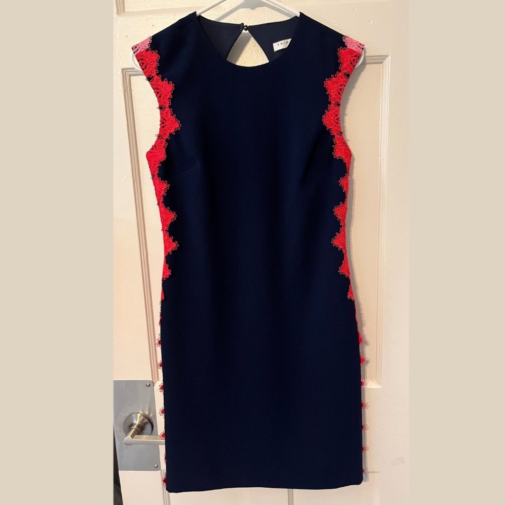 Trina Turk lace sheath dress